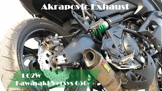 Top 9 Full Exhaust Sound Kawasaki Versys 650  Akrapovic Arrow IXIL MIVV LeoVince Yoshimura [upl. by Anilet]