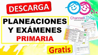 PLANEACIONES Y EXÁMEN DIAGNÓSTICO DE PRIMARIA DESCARGA GRATIS EXAMENES [upl. by Yoshi]