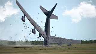 😱B52 Stratofortress Crashed During Demonstration Flight Fairchild Air Force Base Washington [upl. by Breen]