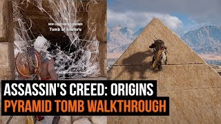 Assassins Creed Origins gameplay  Pyramid tomb puzzle walkthrough [upl. by Woodley]