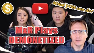 MxRPlays gets Demonetized What YOU Can Do About It [upl. by Lilian]