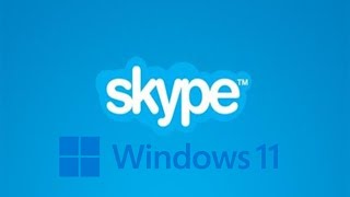 How To Install Skype on Windows 11 Tutorial [upl. by Brightman]