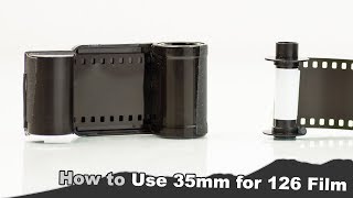 How to Load 35mm Film into a 126 Cartridge [upl. by Yonit460]