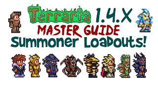 Best Terraria Summoner Loadout Guide 14x Master Mode PreHardmode amp Hardmode Progression [upl. by Meesan]