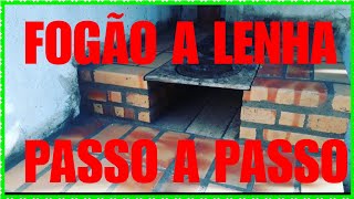 Como fazer fogão a lenha passo a passo [upl. by Imelida]