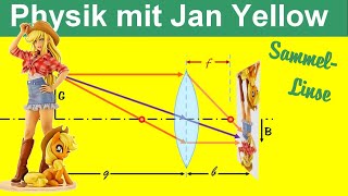 Optik 4 Sammellinse Strahlengang [upl. by Madra]