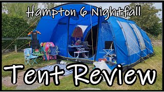 Hampton 6 Nightfall Family Tent Review [upl. by Yruoc677]