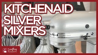 KitchenAid Silver Mixer Color Comparison  Silver Metallic Metallic Chrome amp More [upl. by Evans]